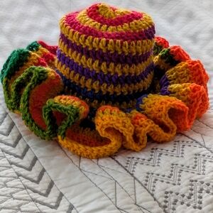 Tropical Skittle Crochet Hat